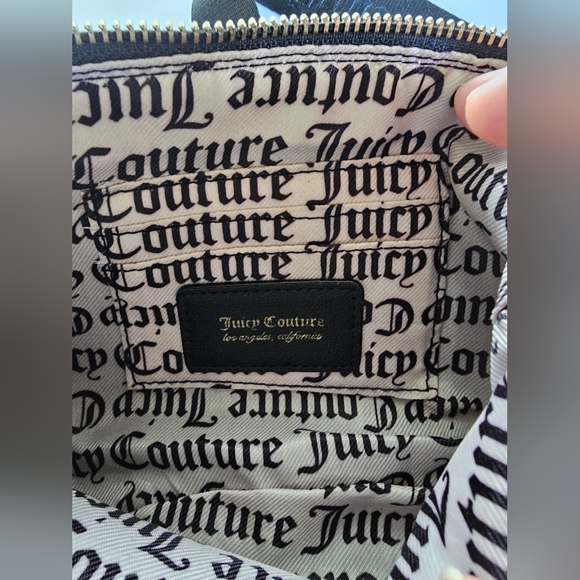 NWT Juicy Couture Crossbody Double Trouble Licorice Crown - Picture 5 of 9